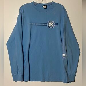 Vintage Y2K Champs Sky Blue UNC Tar Heels Long Sleeve Tee
